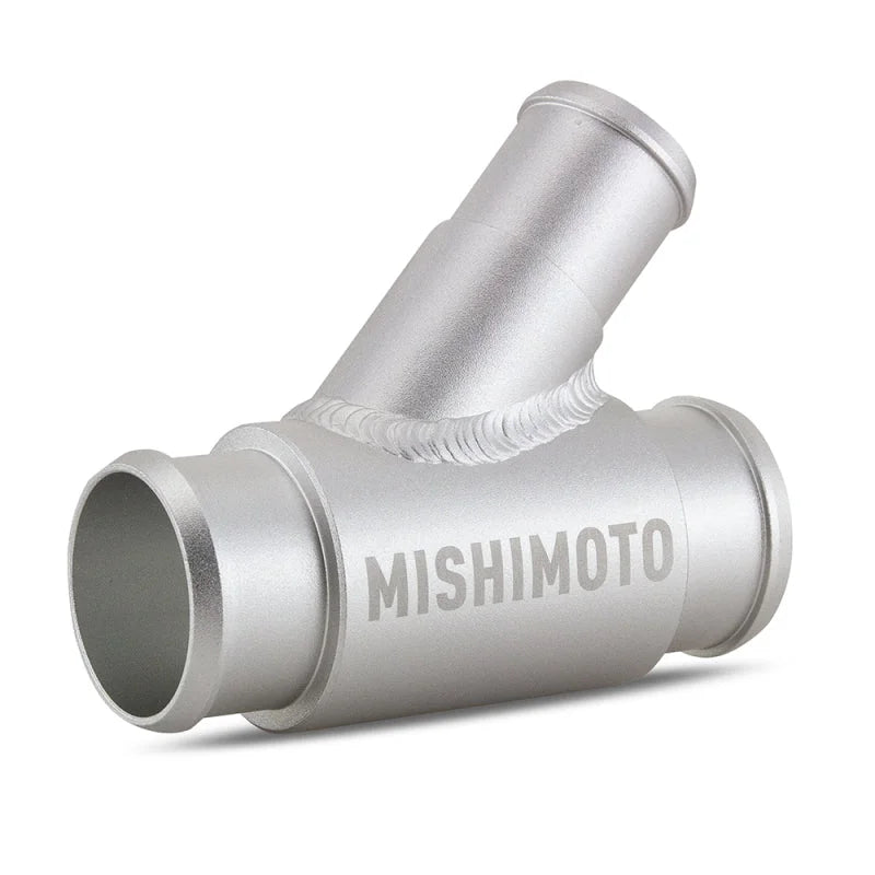 Mishimoto 13-14 Dodge Ram 6.7L Cummins Aluminum Coolant Y-Pipe - Side View