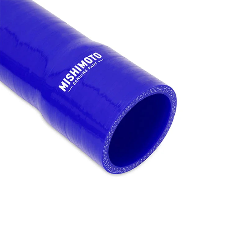 Mishimoto 13-14 Dodge Ram 6.7L Cummins Silicone Hose Kit Blue - Back View