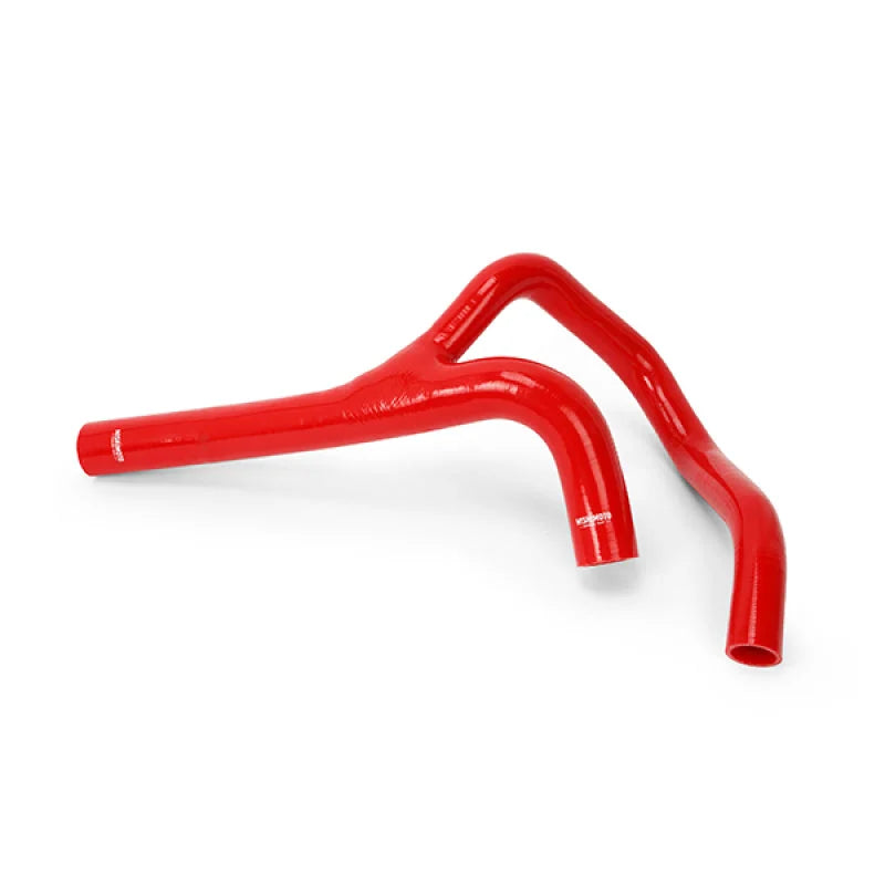 Mishimoto 13-14 Dodge Ram 6.7L Cummins Silicone Radiator Hose Kit Red - Installation View