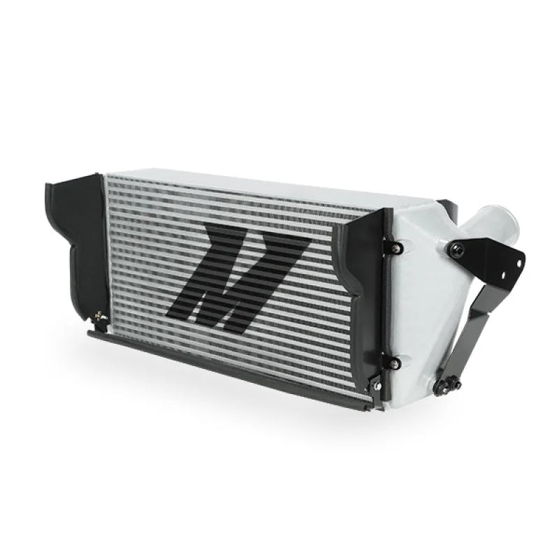 Mishimoto 13+ Dodge Cummins 6.7L Intercooler Kit - Silver - Side View