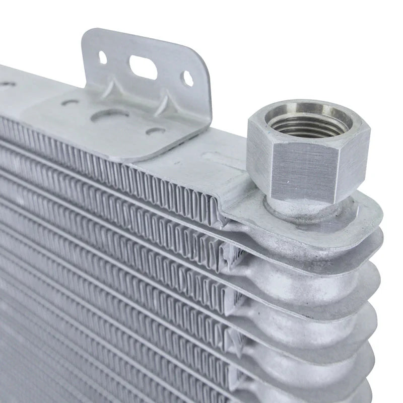 Mishimoto 13-Row Stacked Plate Transmission Cooler - Silver - Additional View 6