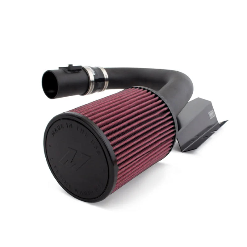 Mishimoto 13+ Subaru BRZ/Scion FR-S Performance Cold Air Intake Kit - Wrinkle Black - Back View