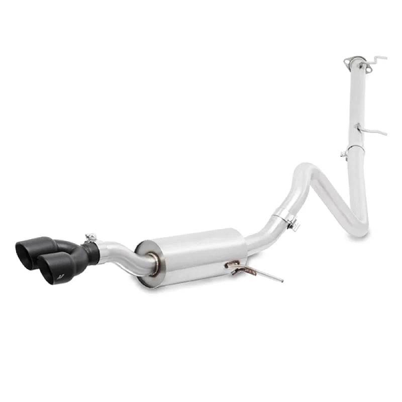 Mishimoto 14-16 Ford Fiesta ST 1.6L 2.5in Stainless Steel Cat-Back Exhaust w/ Black Tips - Additional View 5