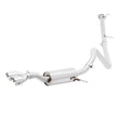 Load image into Gallery viewer, Mishimoto 14-16 Ford Fiesta ST 1.6L 2.5in Stainless Steel Cat-Back Exhaust w/ Polish Tips - Installation View