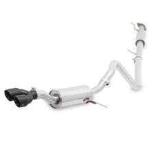 Load image into Gallery viewer, Mishimoto 14-16 Ford Fiesta ST 1.6L 2.5in Stainless Steel Resonated Cat-Back Exhaust w/ Black Tips - Installation View