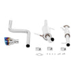 Load image into Gallery viewer, Mishimoto 14-16 Ford Fiesta ST 1.6L 2.5in Stainless Steel Resonated Cat-Back Exhaust w/ Burnt Ti - Main Product View