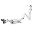 Load image into Gallery viewer, Mishimoto 14-16 Ford Fiesta ST 1.6L 2.5in Stainless Steel Resonated Cat-Back Exhaust w/ Burnt Ti - Back View