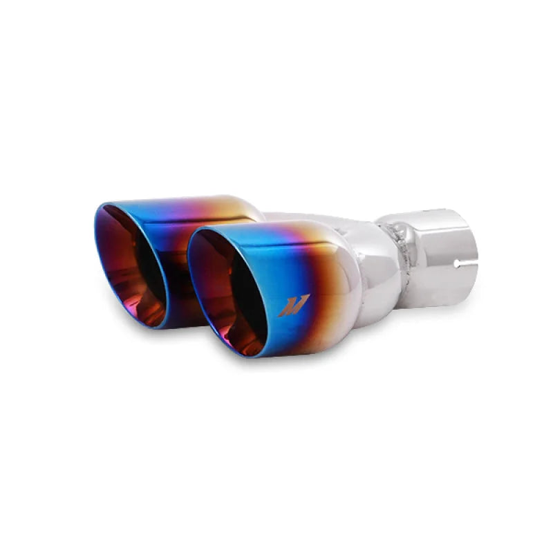 Mishimoto 14-16 Ford Fiesta ST 1.6L 2.5in Stainless Steel Resonated Cat-Back Exhaust w/ Burnt Ti - Installation View