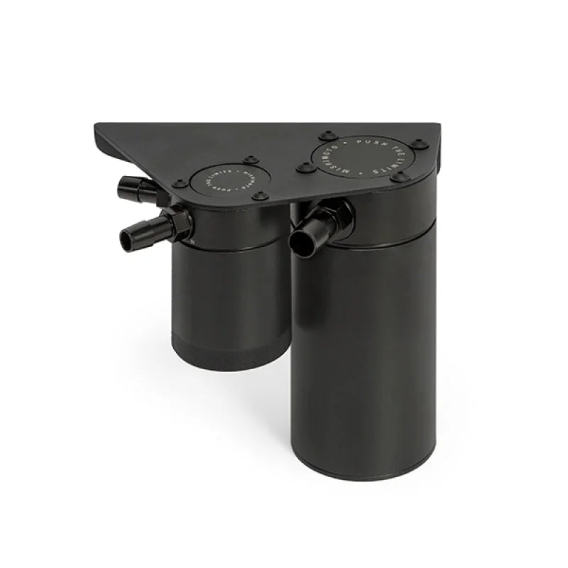 Mishimoto 15-16 Ford F-150 EcoBoost 3.5L Baffled Oil Catch Can Kit - Black - Installation View
