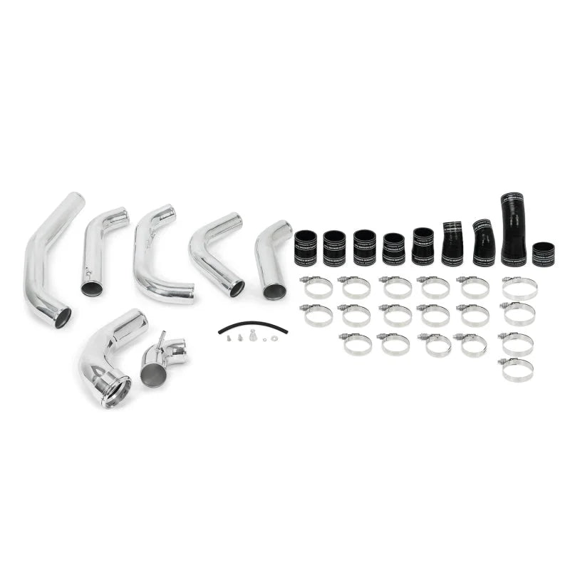 Mishimoto 15-16 Ford F-150 EcoBoost 3.5L Black Performance Intercooler Kit w/ Polished Pipes - Additional View 5