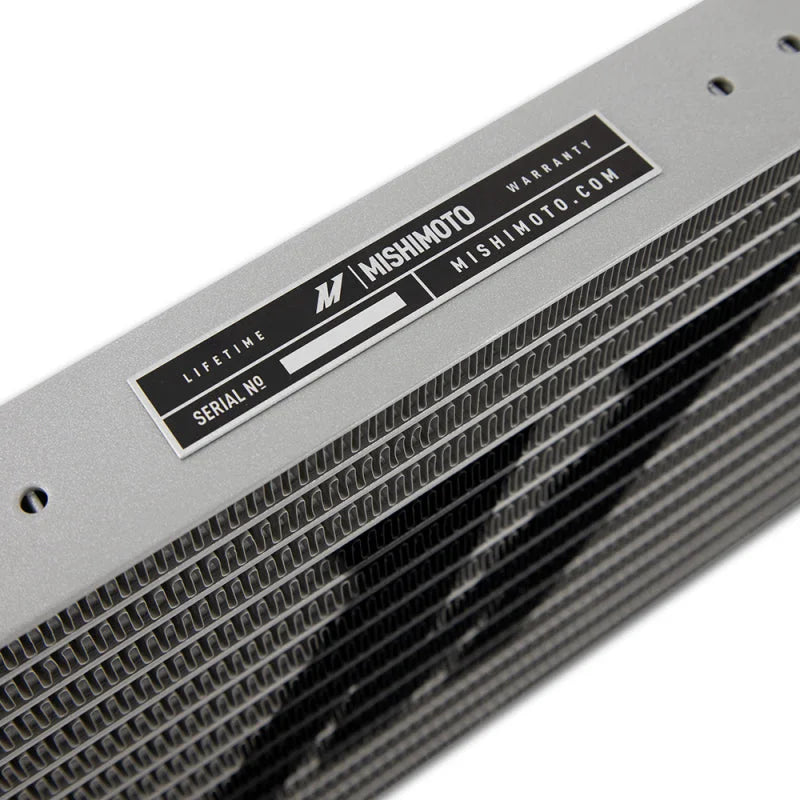 Mishimoto 15-16 GM 6.6L Duramax (LML) Transmission Cooler - Silver - Side View