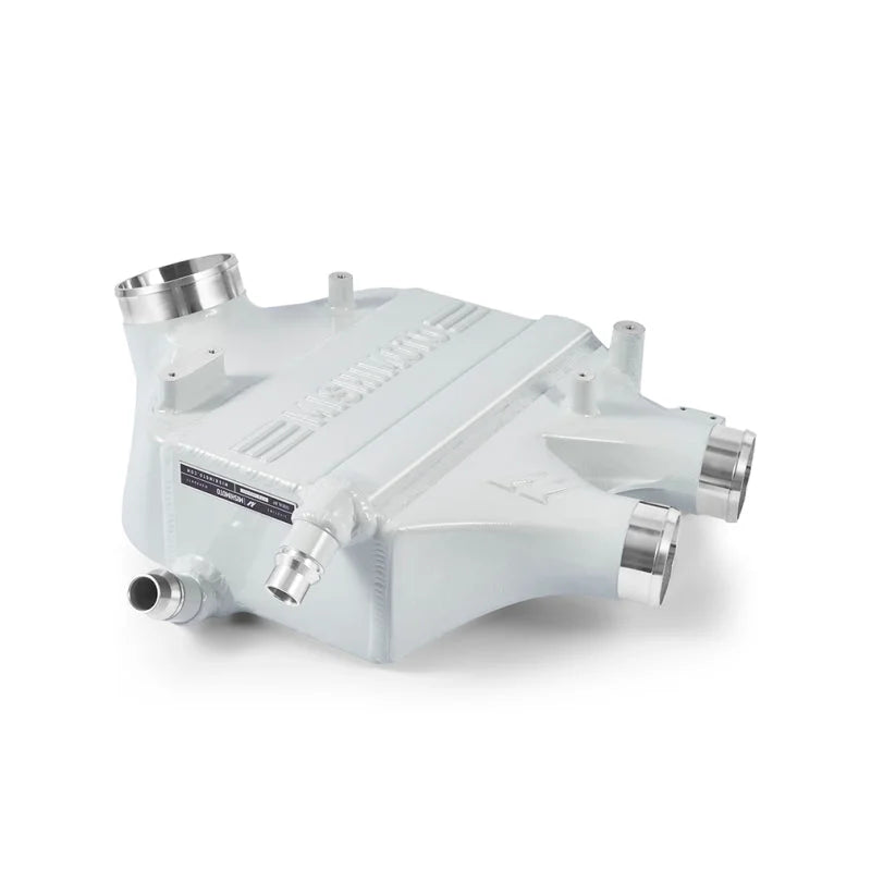 Mishimoto 15-20 BMW F8X M3/M4 Performance Air-to-Water Intercooler Power Pack - Alpine White - Detail View
