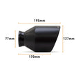 Load image into Gallery viewer, Mishimoto 15-23 Dodge Charger/Challenger Muffler Tip Pair - 5in - Black - Back View