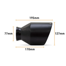 Load image into Gallery viewer, Mishimoto 15-23 Dodge Charger/Challenger Muffler Tip Pair - 5in - Black - Back View