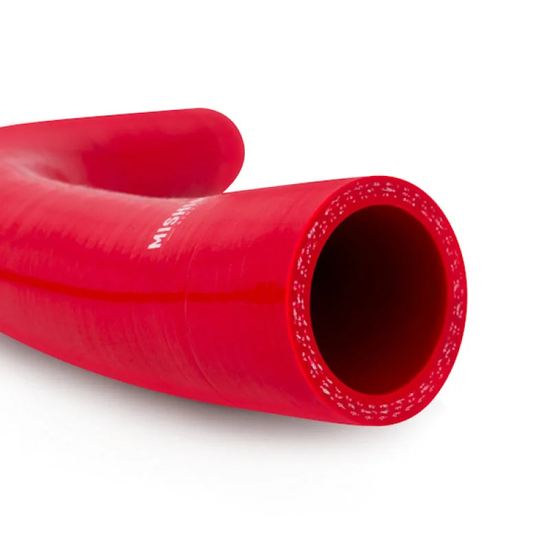 Mishimoto 15+ Ford Mustang EcoBoost Red Silicone Coolant Hose Kit - Back View