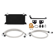Load image into Gallery viewer, Mishimoto 15 Ford Mustang EcoBoost Thermostatic Oil Cooler Kit - Black - Side View