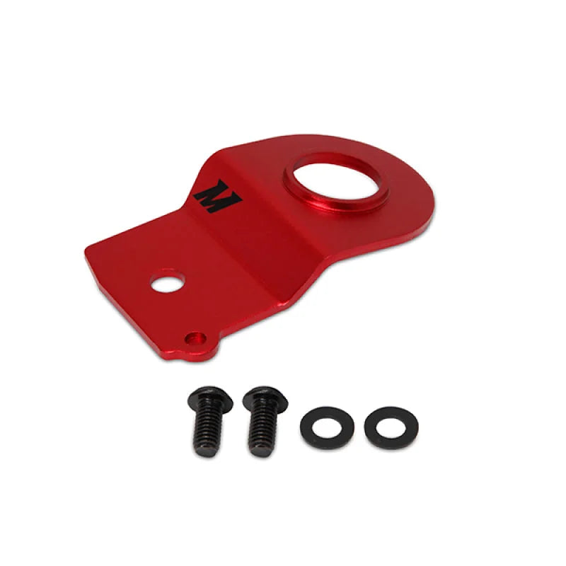 Mishimoto 15+ Subaru Impreza WRX Aluminum Radiator Stay - Red - Side View