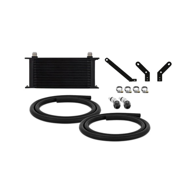 Mishimoto 15 Subaru WRX CVT Transmission Cooler Kit - Black - Side View
