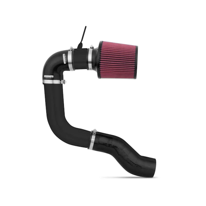 Mishimoto 15 Subaru WRX Performance Air Intake Kit w/ Box - Wrinkle Black - Back View