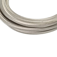 Load image into Gallery viewer, Mishimoto 15Ft Stainless Steel Braided Hose w/ -10AN Fittings - Stainless - Side View