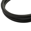 Load image into Gallery viewer, Mishimoto 15Ft Stainless Steel Braided Hose w/ -6AN Fittings - Black - Side View