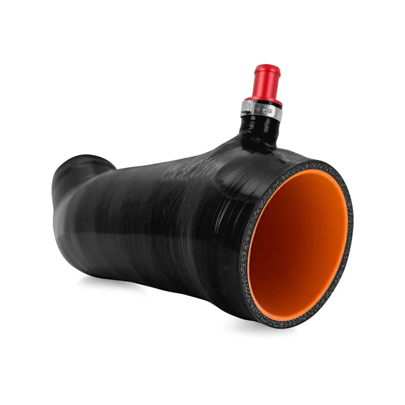 Mishimoto 16-20 Toyota Tacoma 3.5L Black Silicone Air Intake Hose Kit - Back View
