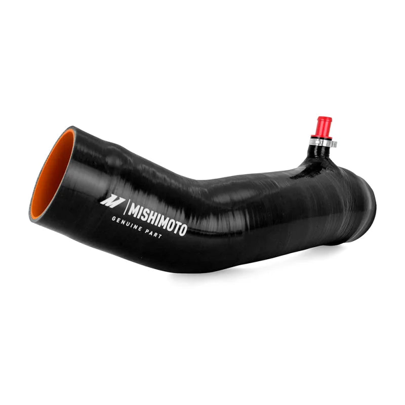 Mishimoto 16-20 Toyota Tacoma 3.5L Black Silicone Air Intake Hose Kit - Installation View