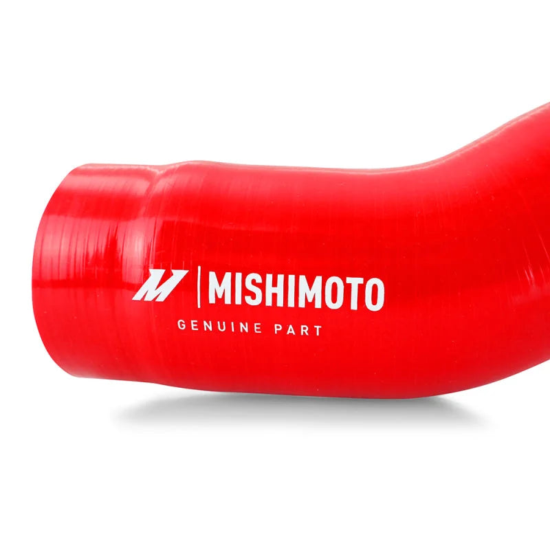 Mishimoto 16-20 Toyota Tacoma 3.5L Red Silicone Air Intake Hose Kit - Installation View