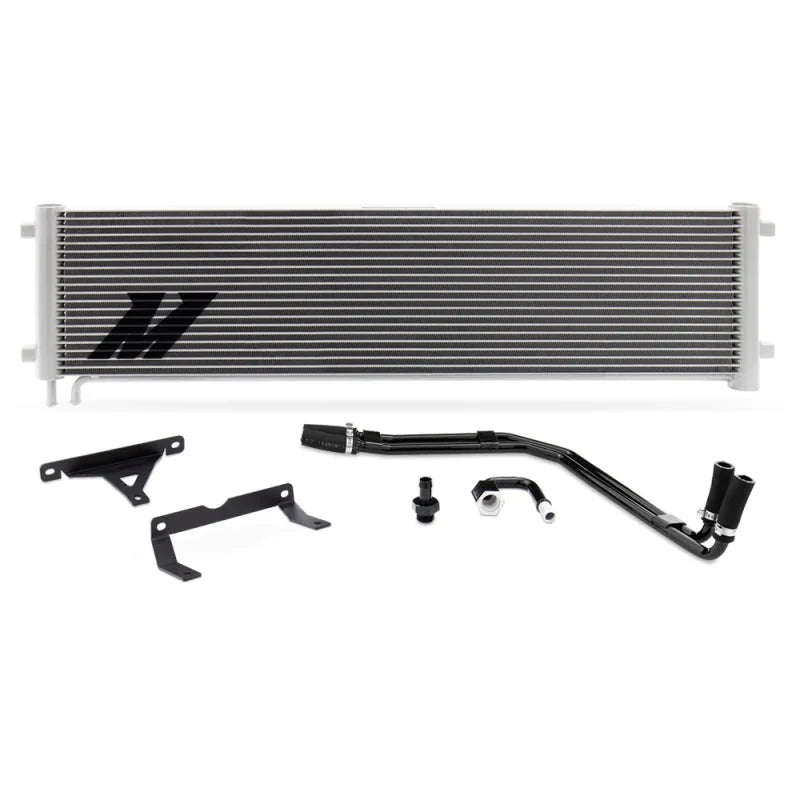 Mishimoto 17-19 Ford 6.7L Powerstroke Transmission Cooler Kit Silver - Main Product View