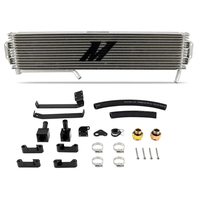 Mishimoto 17-19 GM 6.6L Duramax (L5P) Transmission Cooler - Silver - Main Product View