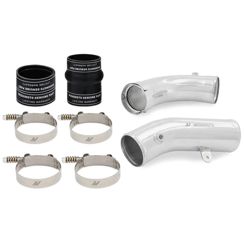 Mishimoto 17-19 GM 6.6L L5P Cold-Side Pipe and Boot Kit Polished - Main Product View