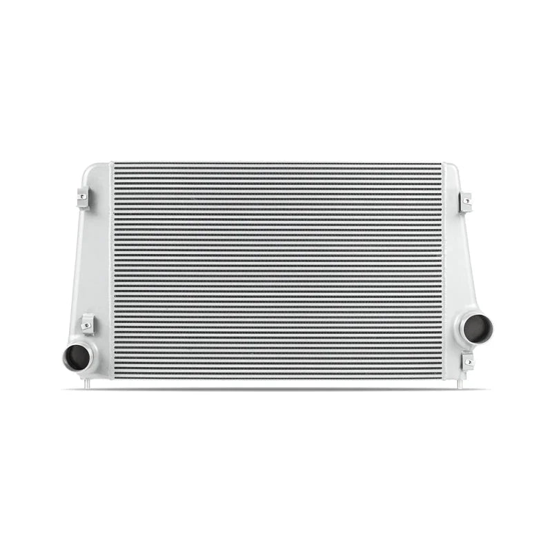 Mishimoto 17-19 GM 6.6L L5P Duramax Intercooler - Silver - Back View