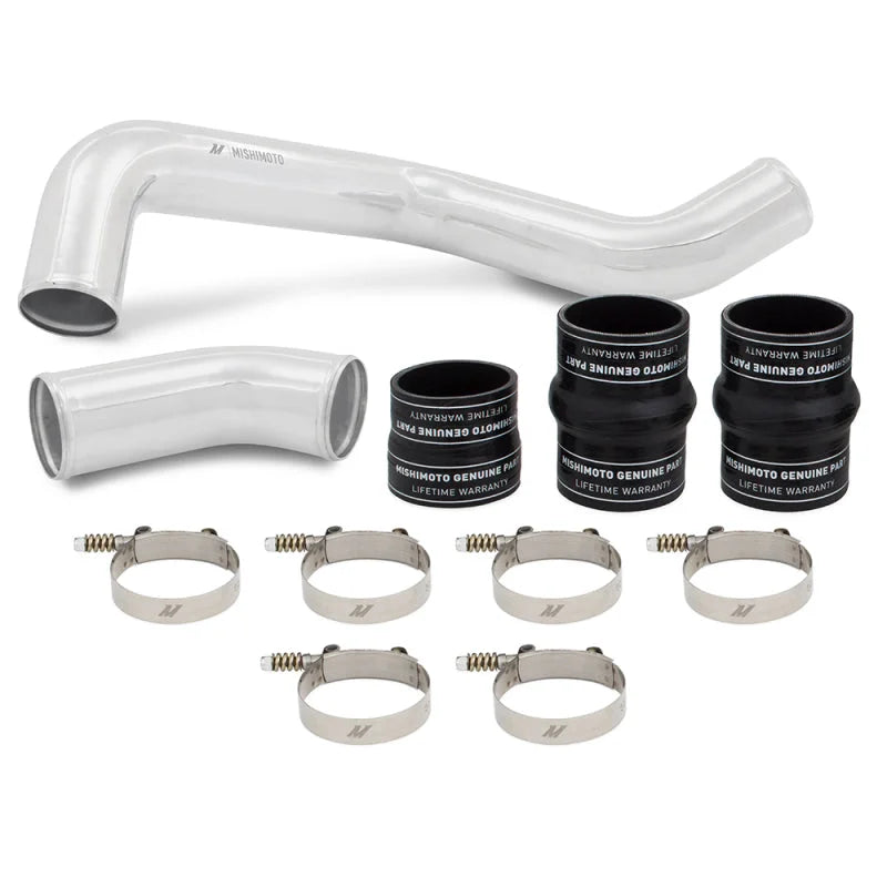 Mishimoto 17-19 GM 6.6L L5P Hot-Side Pipe and Boot Kit Polished - Main Product View
