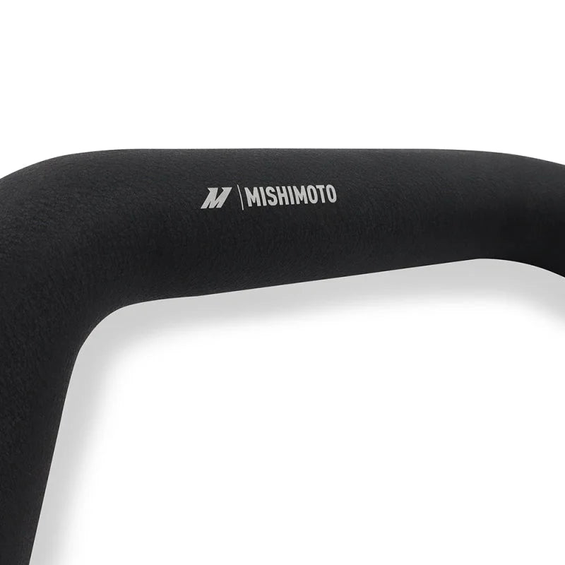 Mishimoto 17-19 GM 6.6L L5P Hot-Side Pipe and Boot Kit Wrinkle Black - Side View