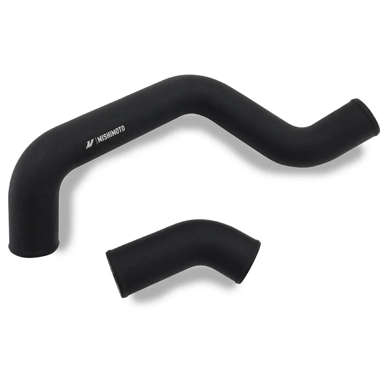 Mishimoto 17-19 GM 6.6L L5P Hot-Side Pipe and Boot Kit Wrinkle Black - Installation View