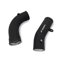 Load image into Gallery viewer, Mishimoto 17-19 GM 6.6L L5P Intercooler Pipe + Boot Kit Wrinkle Black - Side View