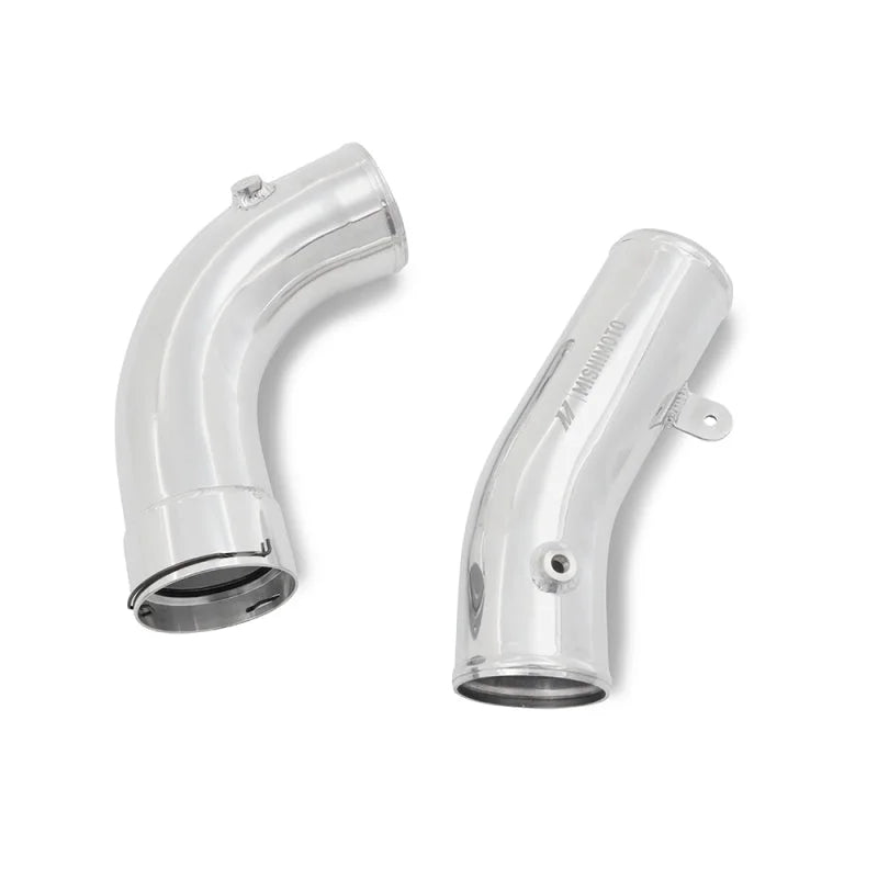 Mishimoto 17-19 GM 6.6L L5P Intercooler Pipe and Boot Kit Polished - Back View