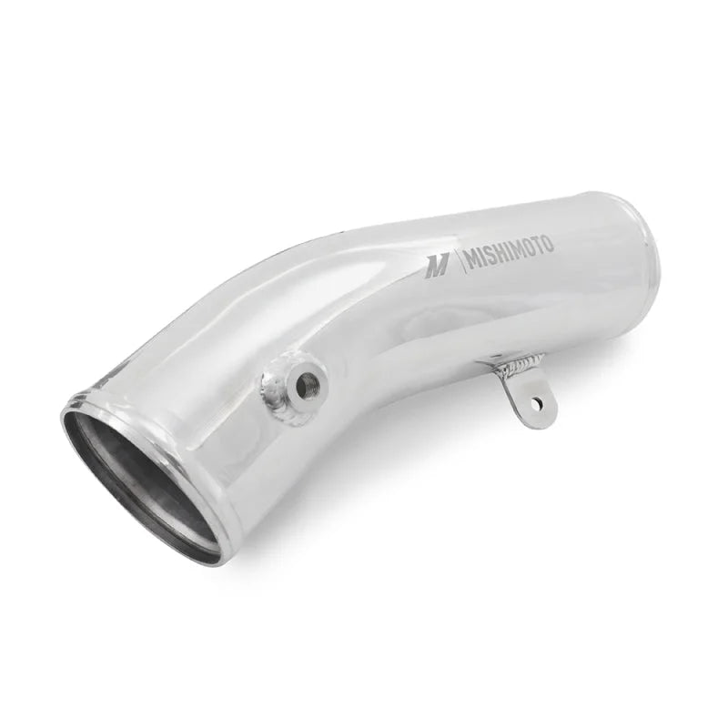 Mishimoto 17-19 GM 6.6L L5P Intercooler Pipe and Boot Kit Polished - Installation View