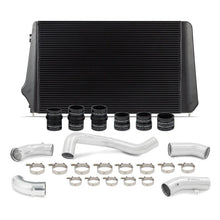 Load image into Gallery viewer, Mishimoto 17-19 GM L5P Duramax Intercooler Kit - Black w/ Polished Pipes - Main Product View