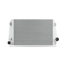 Load image into Gallery viewer, Mishimoto 17-19 GM L5P Duramax Intercooler Kit - Silver w/ Polished Pipes - Back View