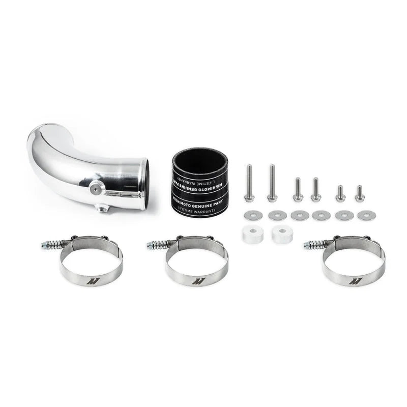 Mishimoto 17-19 GM L5P Duramax Intercooler Kit - Silver w/ Polished Pipes - Additional View 6