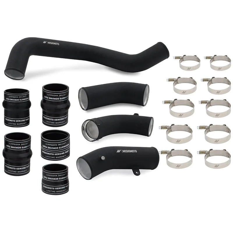 Mishimoto 17-19 GM L5P Duramax Intercooler Kit - Silver w/ WBK Pipes - Additional View 7