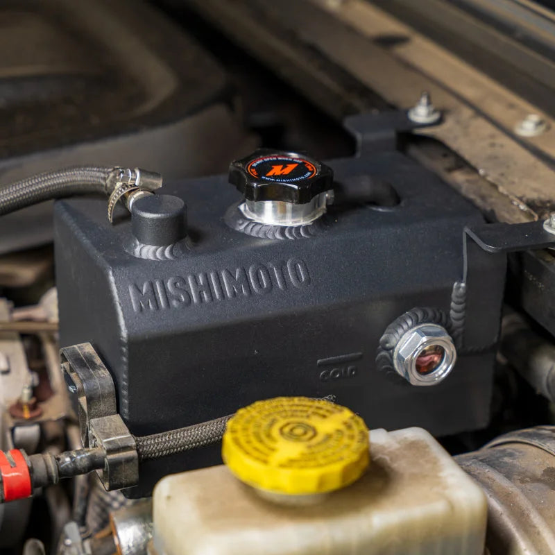 Mishimoto 18+ Jeep JL / 20+ JT (2.0L/3.6L/3.0L) Coolant Expansion Tank - Installation View