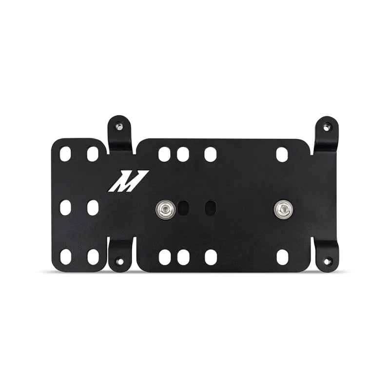 Mishimoto 19-21 Chevy 1500 Tow Hook License Plate Relocation Bracket - Back View