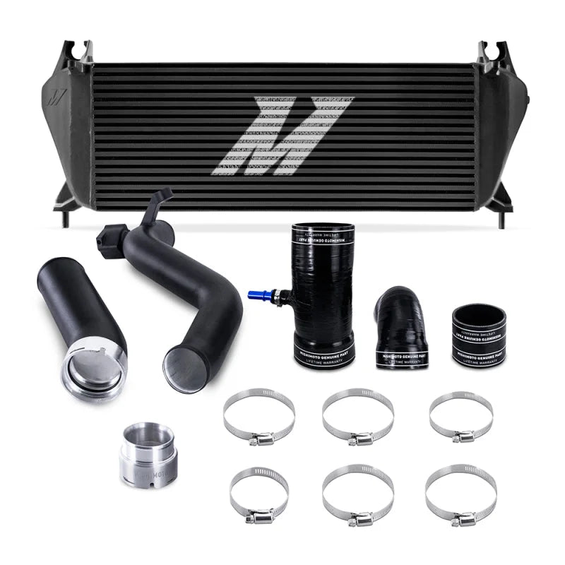 Mishimoto 19+ Ford Ranger 2.3L EcoBoost Intercooler Kit - Black + MWBK Pipes - Main Product View