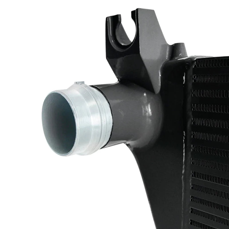 Mishimoto 19+ Ford Ranger 2.3L EcoBoost Intercooler Kit - Black + MWBK Pipes - Side View