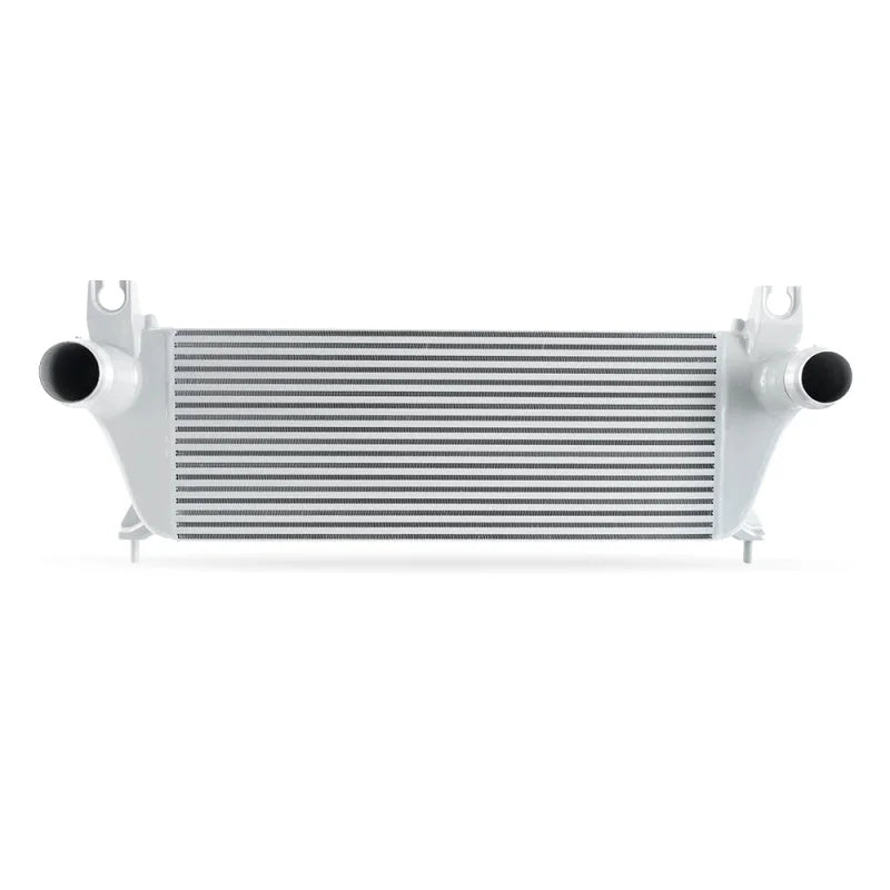 Mishimoto 19+ Ford Ranger 2.3L EcoBoost Intercooler Kit - Silver + Polished Pipes - Side View