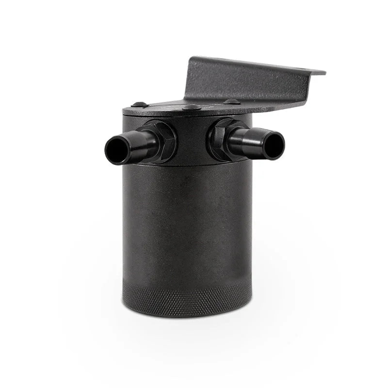 Mishimoto 19+ Ford Ranger Baffled Oil Catch Can Kit - Black - Side View