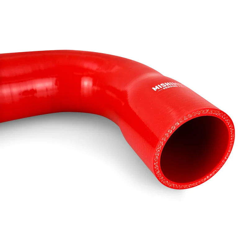 Mishimoto 1991-1993 Dodge 5.9L Cummins Silicone Coolant Hose Kit Red - Back View
