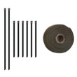 Load image into Gallery viewer, Mishimoto 2 inch x 35 feet Heat Wrap with Stainless Locking Tie Set - Main Product View